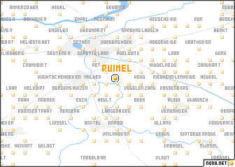 map of Ruimel