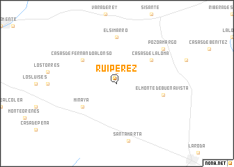 map of Ruipérez