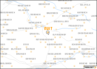 map of Ruit