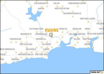 map of Ruivas