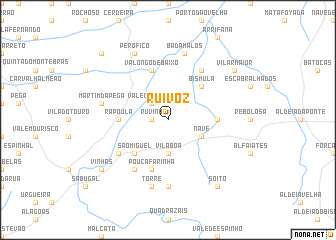 map of Ruivoz