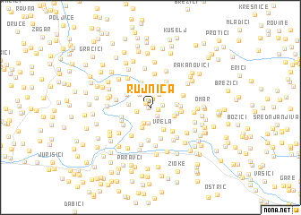 map of Rujnica