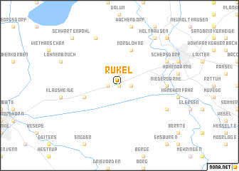 map of Rükel