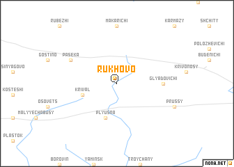 map of Rukhovo