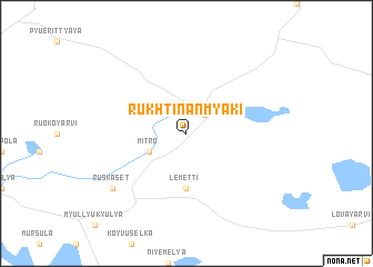 map of Rukhtinanmyaki