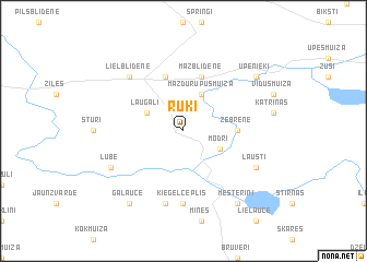 map of Rūķi