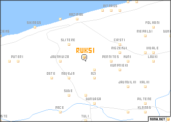 map of Rukši