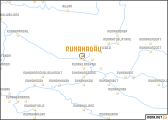 map of Rumah Adau