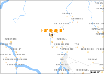 map of Rumah Bain