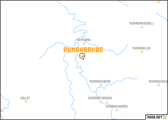 map of Rumah Bakar