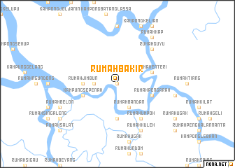 map of Rumah Bakir