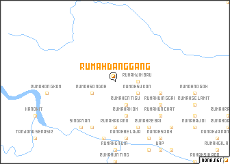 map of Rumah Danggang