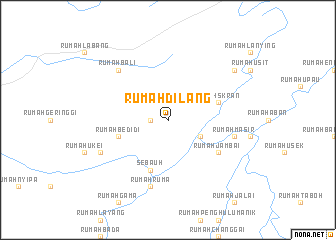 map of Rumah Dilang