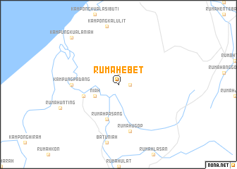 map of Rumah Ebet