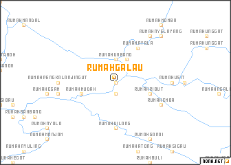 map of Rumah Galau