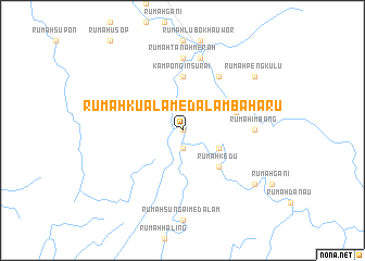 map of Rumah Kuala Medalam Baharu