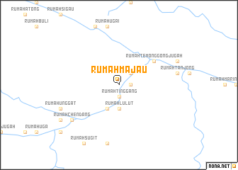 map of Rumah Majau