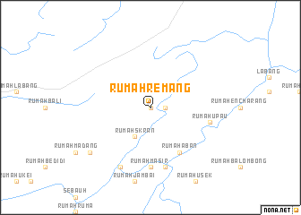 map of Rumah Remang