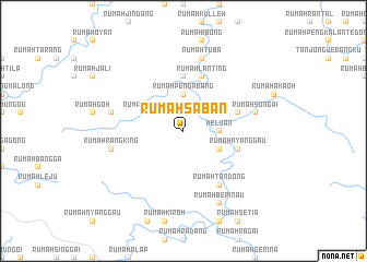 map of Rumah Saban