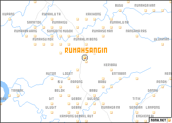 map of Rumah Sangin