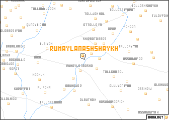 map of Rumaylān ash Shaykh