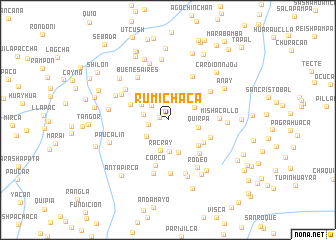 map of Rumichaca