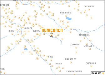 map of Rumicunca