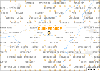 map of Rümkendorf