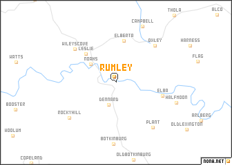 map of Rumley