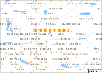 map of Rumunki Karnkowo