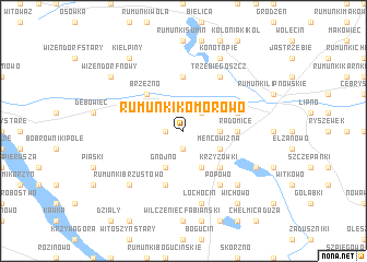 map of Rumunki Komorowo