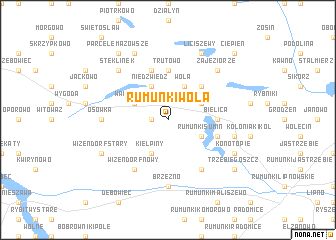 map of Rumunki Wola