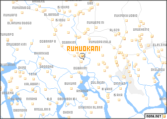 map of Rumuokani