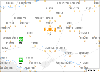 map of Runcu