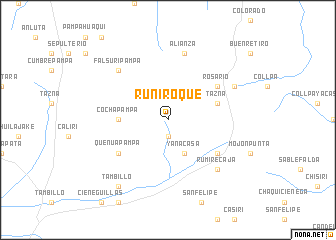 map of Ruñiroque