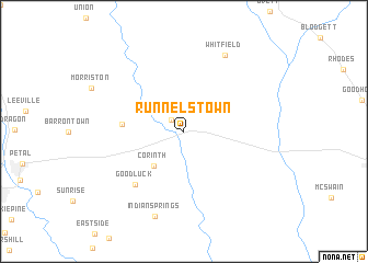 map of Runnelstown