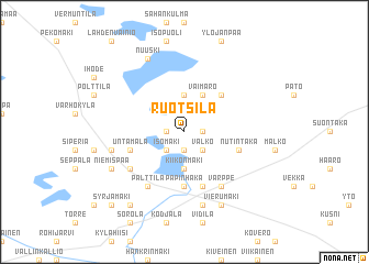 map of Ruotsila