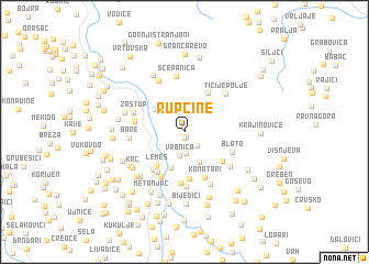 map of Rupčine