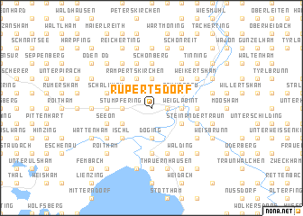 map of Rupertsdorf
