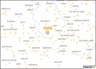 map of Rupe