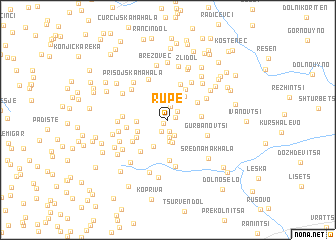 map of Rupe