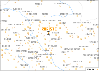 map of Rupište