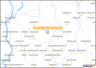 map of Rupnārāyanpur