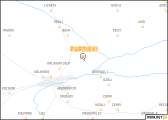map of Rūpnieki
