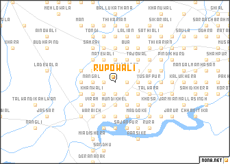 map of Rupowāli