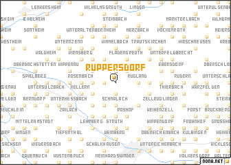 map of Ruppersdorf