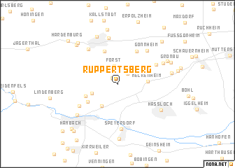 map of Ruppertsberg