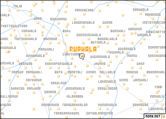 map of Rūpwāla