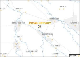 map of Rusalkovskiy