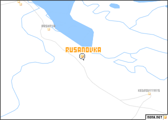 map of Rusanovka
